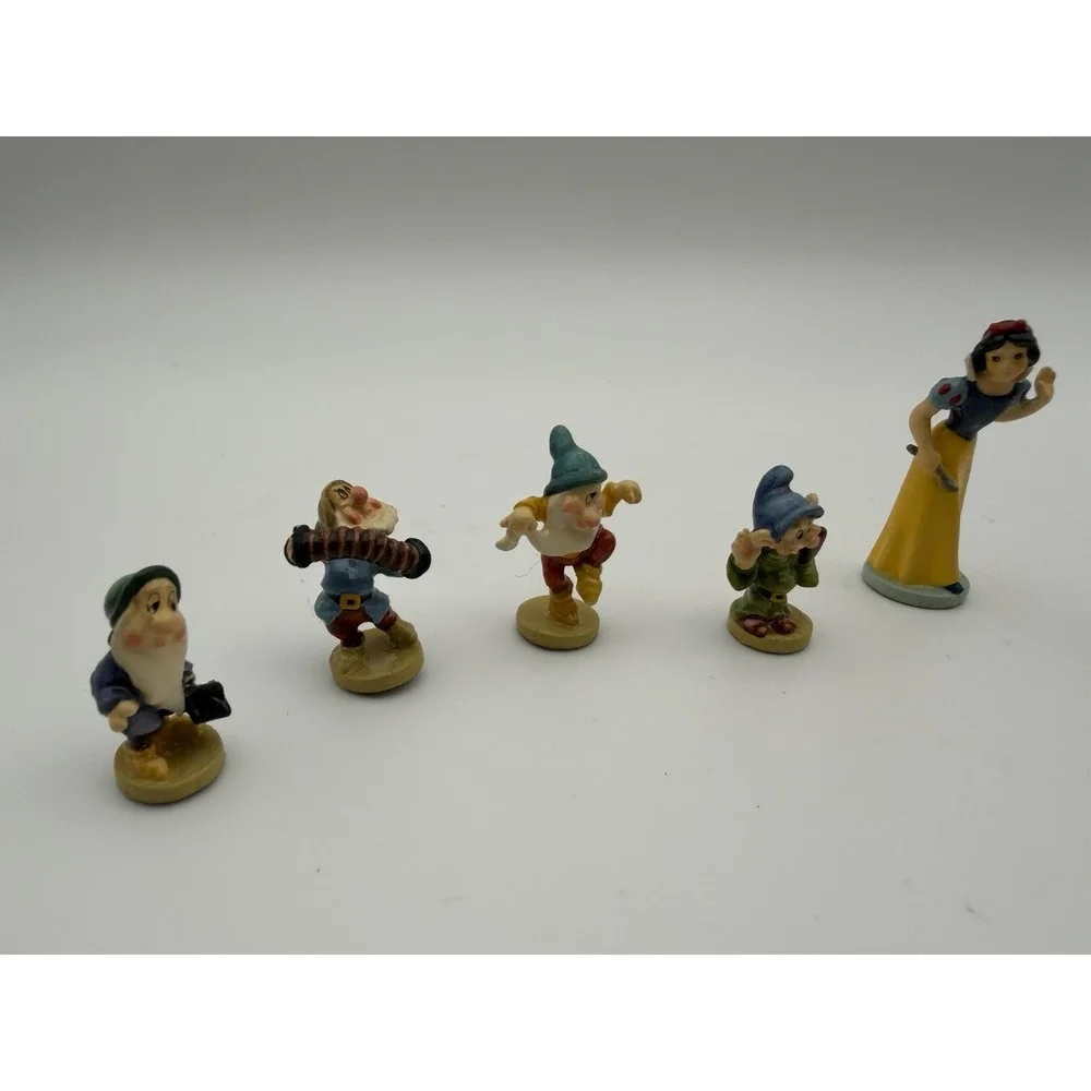1987 Disney SNOW WHITE & SEVEN DWARFS Cottage GOEBEL Miniatures 1987 Limited Ed